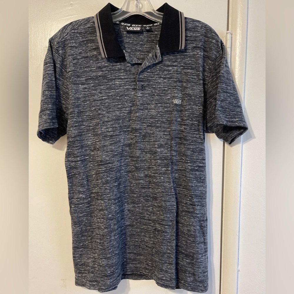 Vans men’s gray polo shirt size medium